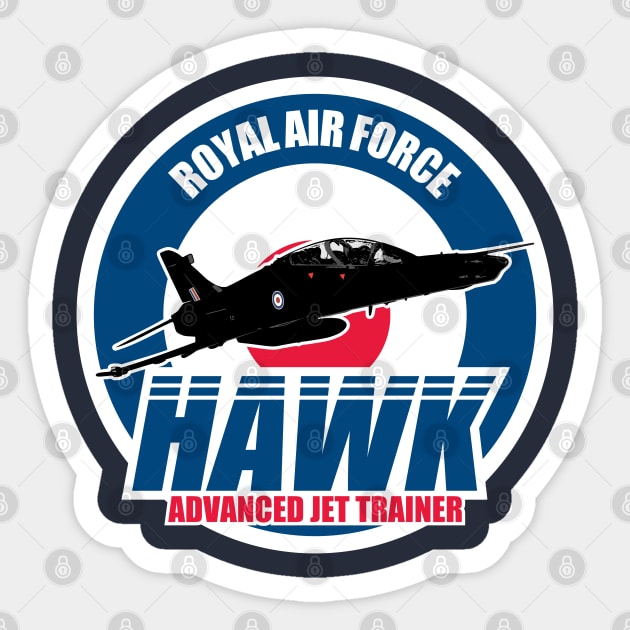 Royal Air Force Hawk Sticker by TCP